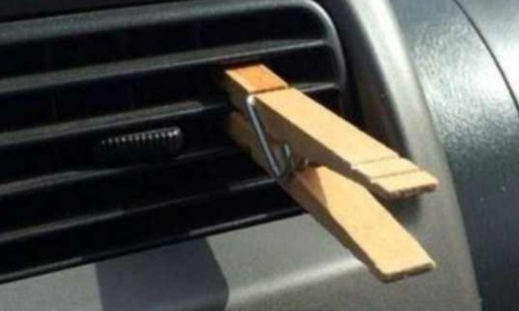 Rendi la tua auto più profumata con una semplice molletta (Pinterest foto) – www.rally.it