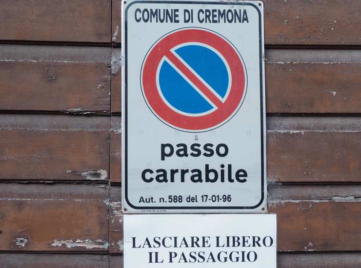 Passo carrabile attivo