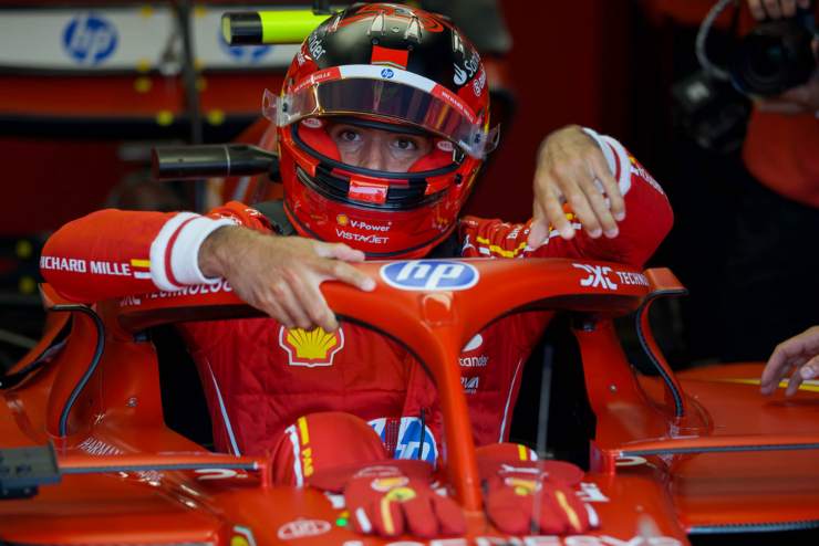Sainz in Ferrari