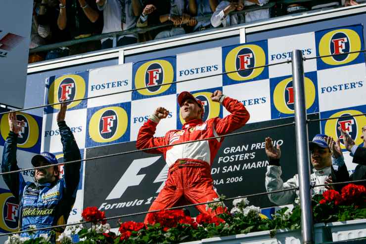 Schumacher sul podio