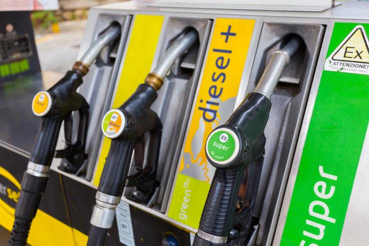 Diesel e benzina costi