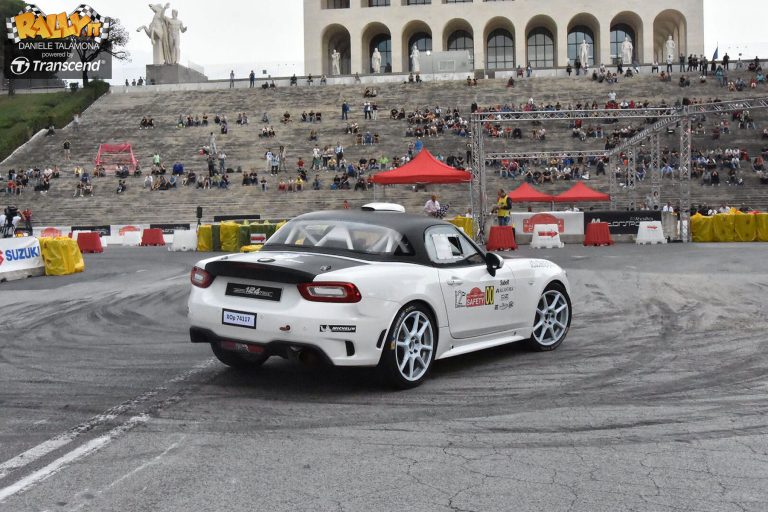 Alex Fiorio al “Monte” con l’Abarth 124