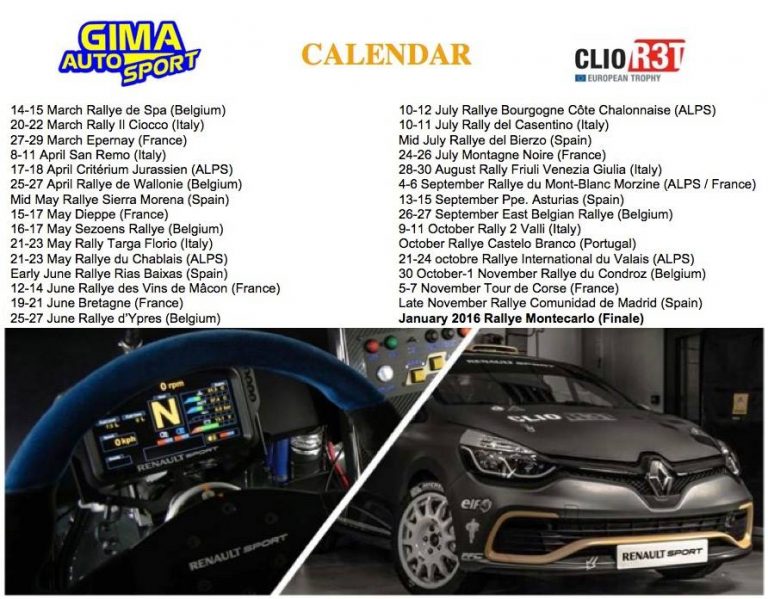 Scattolon e Grimaldi con Gima all’assalto del Trofeo Renault!