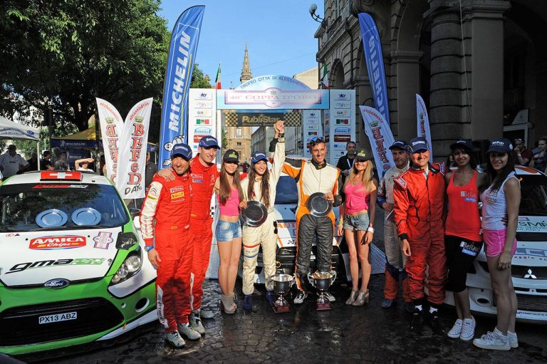 La Coppa d’ Oro viene consegnata a Strata – Garbero, Seconda la Fiesta RRC di Della Casa e Pozzi