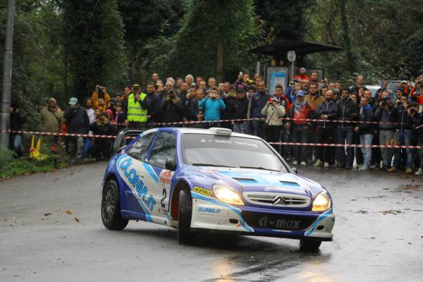 Simone Miele al via del CI-WRC con una Citroen Xsara WRC by D-Max Racing