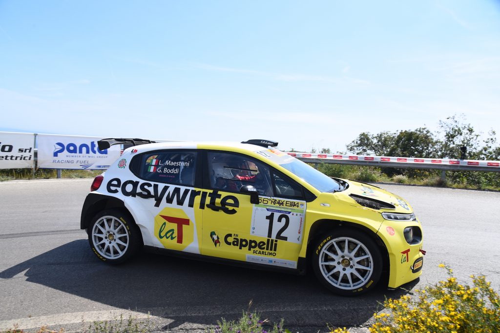 Leopoldo Maestrini  al Rally Internazionale Casentino
