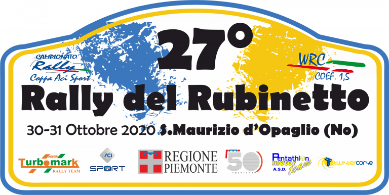 Rally del Rubinetto: si recupera il 30-31 Ottobre