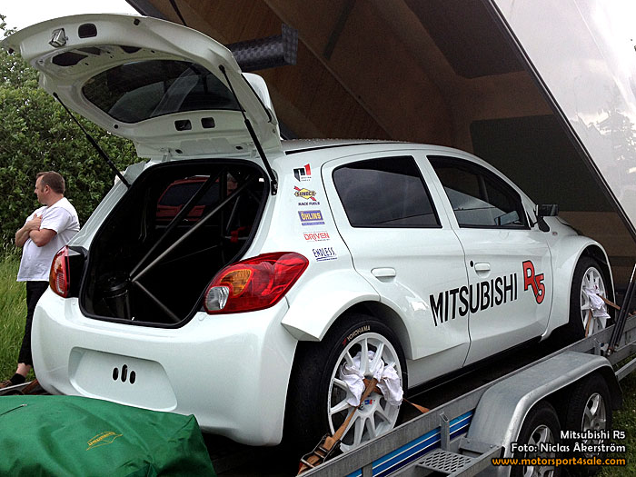 In Svezia nuova apparizione della Mitsubishi Mirage R5