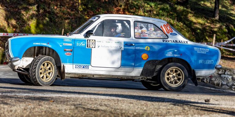 Mombelli-Leoncini al Rally val d’Orcia