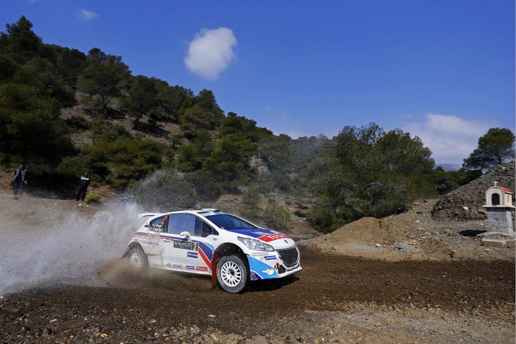 Acropoli: Prima vittoria per la 208 R5 di Breen, Bouffier tenta il recupero ma termina a +8″