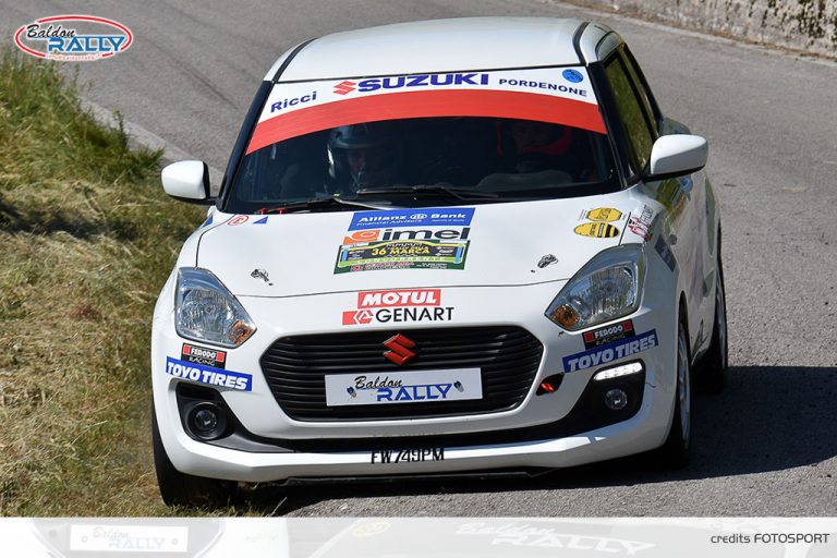 Baldon Rally punta in alto con la Suzuki turbo