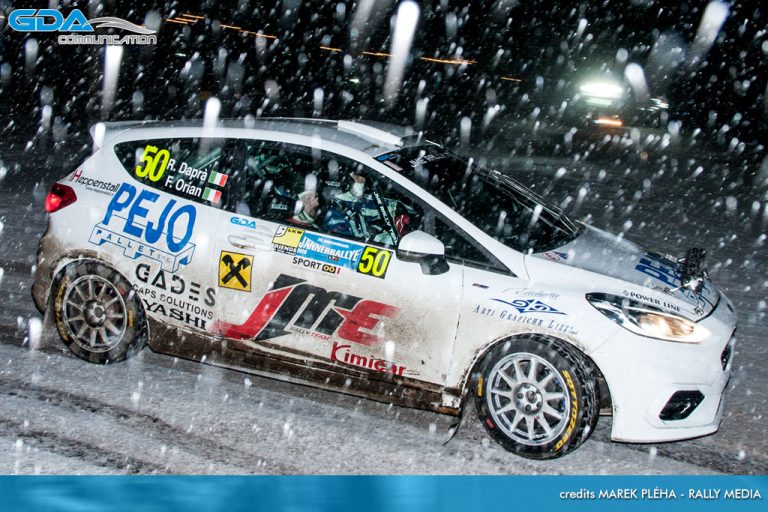 Uno due dei Daprà, al debutto, allo Jänner Rallye