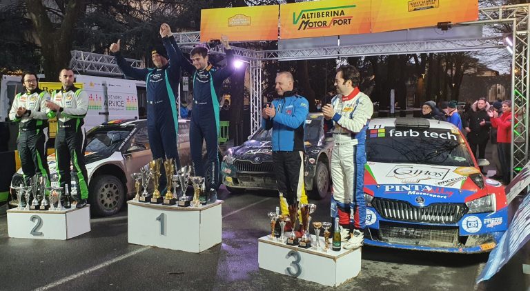 Bettega terzo gradino del podio al 2° Rally Terra Valle del Tevere