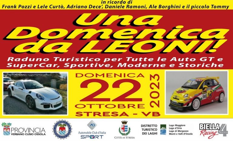 A Stresa il raduno benefico “Una Domenica da Leoni”