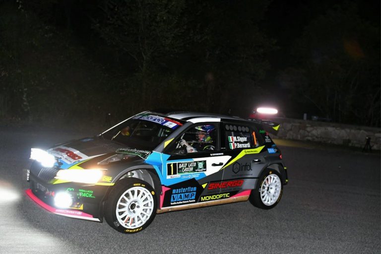 Signor subito in testa al Rally del Lazio