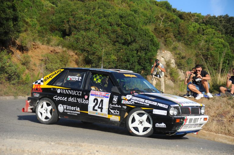 Andrea Volpi parte dal Rally Elba storico