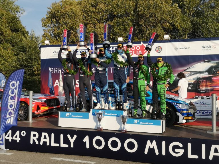 CIR: Stefano Albertini e Danilo Fappani vincono il Rally 1000 Miglia