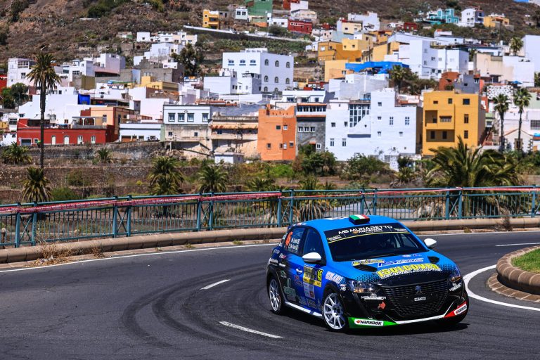 Mattia Zanin ed MS Munaretto sfortunati protagonisti del Rally Islas Canarias