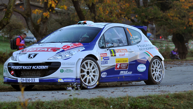 Rally du Valais, Dopo PS6: Problemi allo sterzo per Breen, Lappi passa in testa alla gara