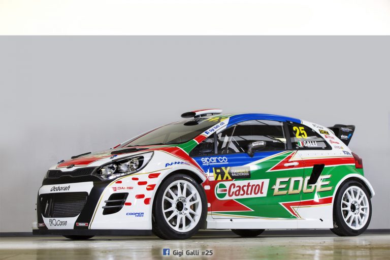 Gigi Galli e la Kia Rio al debutto nel Mondiale RallyCross