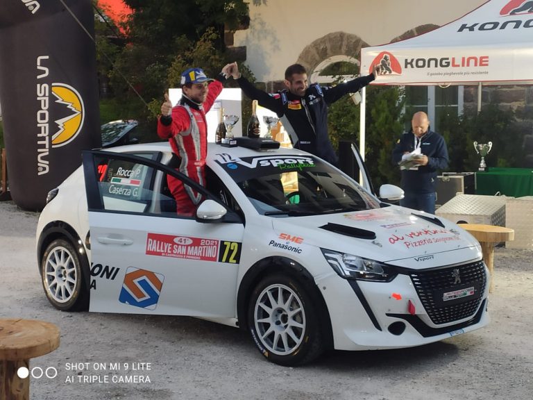 Trionfo con Paolo Rocca al Rally San Martino di Castrozza in classe R2C
