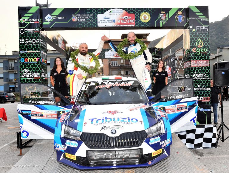 Carmine Tribuzio e Fabiano Cipriani sbancano il Rally Cassino-Pico 2021