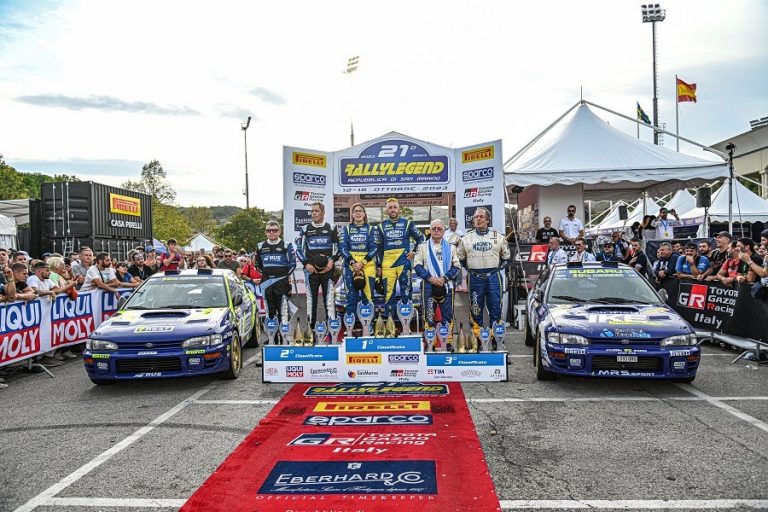 Musti-Zanet, Cairoli-Mori e Pedersoli-Adamo i vincitori di Rallylegend 2023