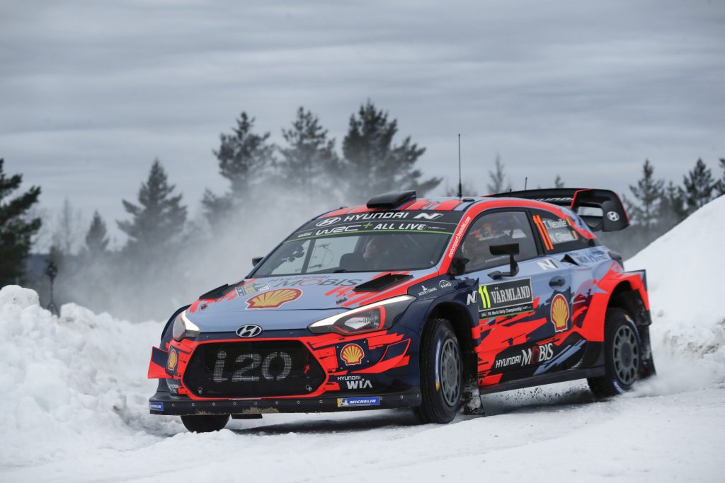 La Hyundai in Svezia, con un Neuville ambizioso