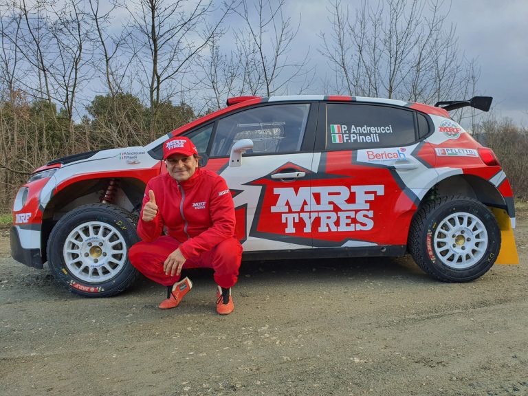 MRF Tyres sbarca in Italia con Andreucci