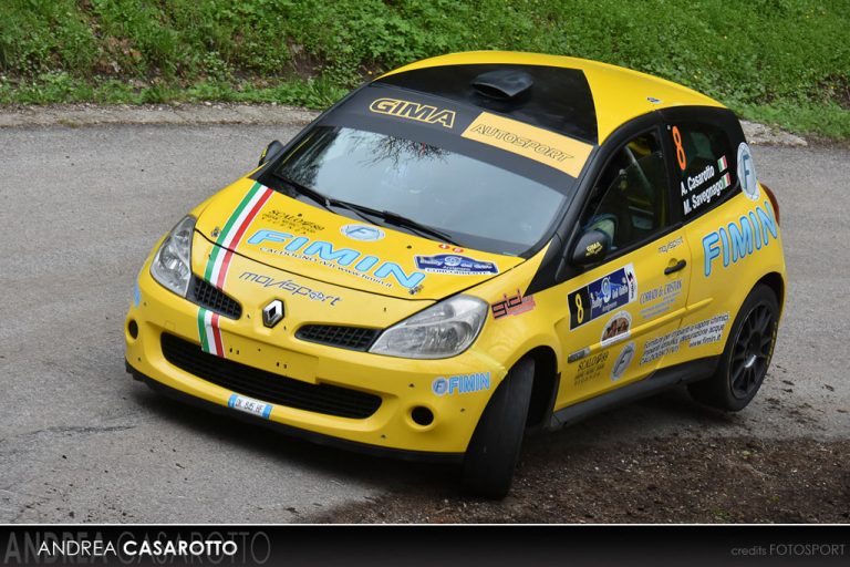 Casarotto, al Grifo, ritorna sulla Clio R3