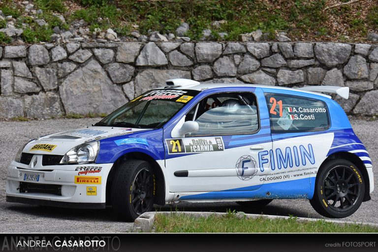 Casarotto ai piedi del podio, al Valli della Carnia