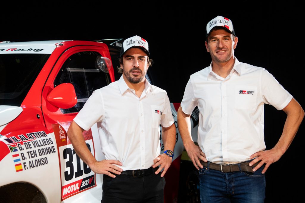 L’umile Fernando Alonso al debutto nella Dakar