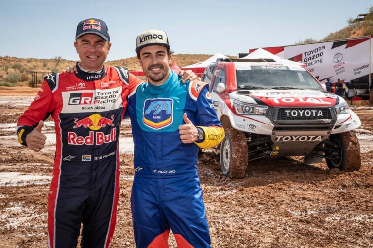 Alonso e i rally raid, primo contatto positivo con Toyota