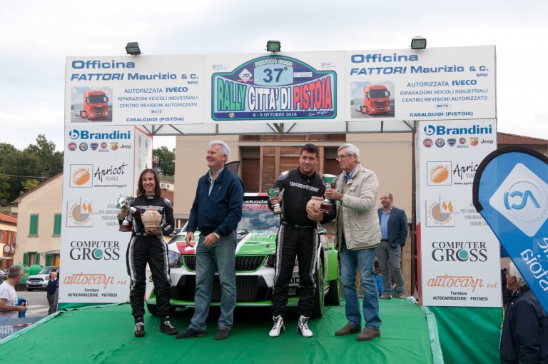 116 iscritti al Rally citta’ di Pistoia