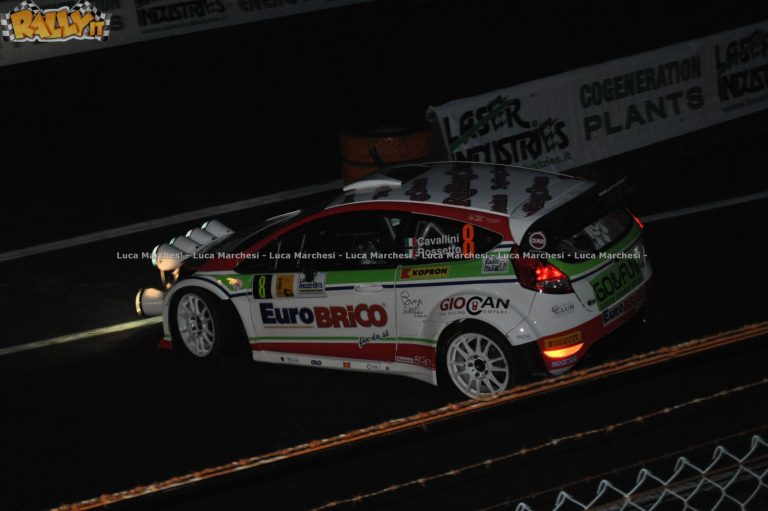 Monza Rally Show, Dopo PS2: Sordo si porta subito in testa a 4″9 da Capello, Terzo Rossi