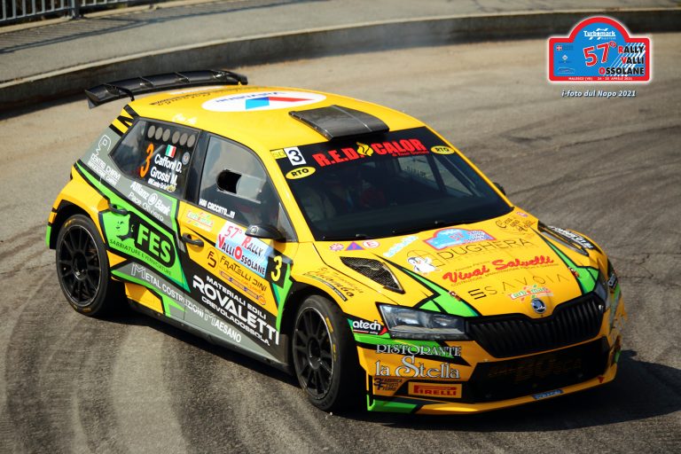 In 166 al Rally Valli Ossolane