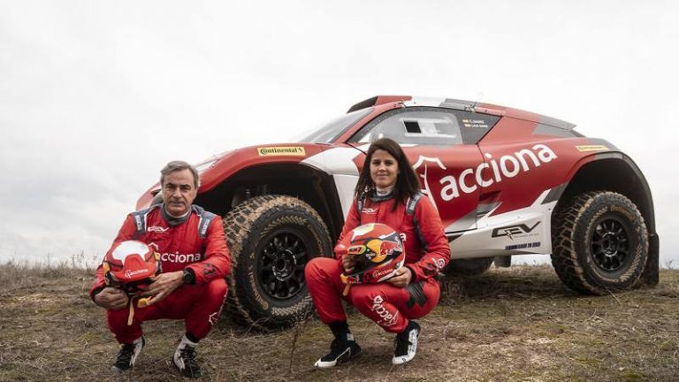 Extreme E – Carlos Sainz e Laia Sanz con il team Acciona