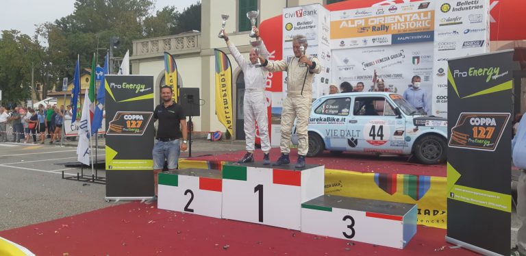 COPPA 127 PRO ENERGY AL RALLY DEL FRIULI HISTORIC