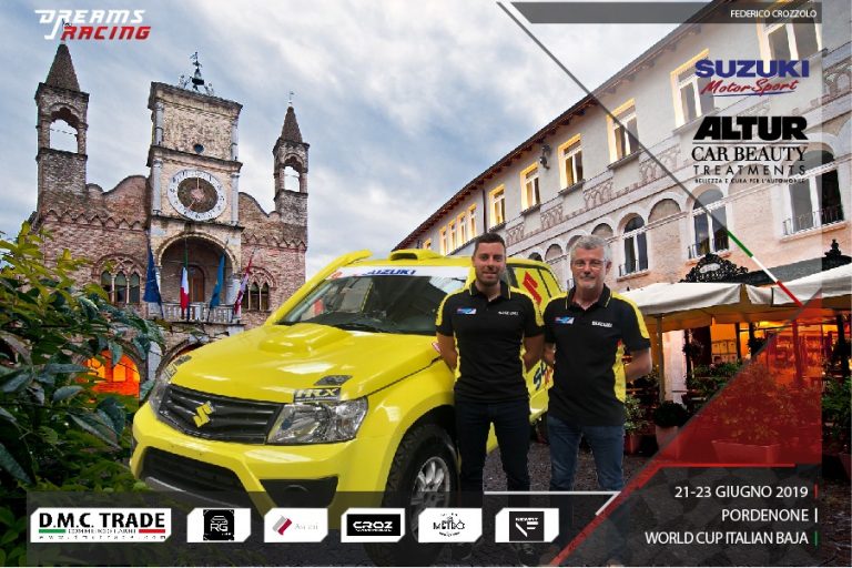 Crozzolo e Suzuki pronti per l’Italian Baja 2019