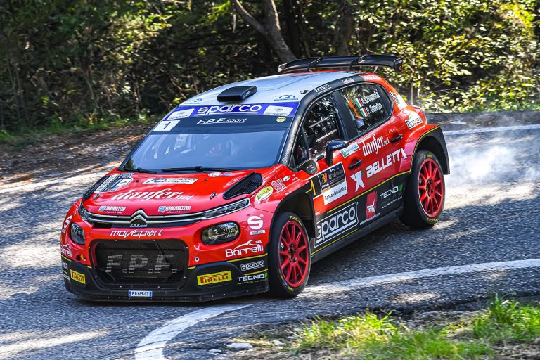 Crugnola-Ometto inarrestabili sulla Citroen C3, dominio e “scudetto” al Rally Due Valli