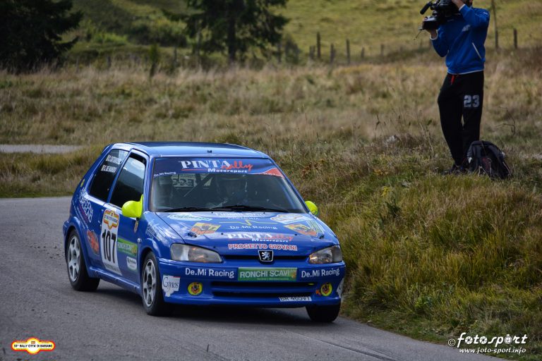 Una gara con il cuore per De Nando al Rally di Bassano. Morocutti ad Imola per il finale del Campionato Super Cup