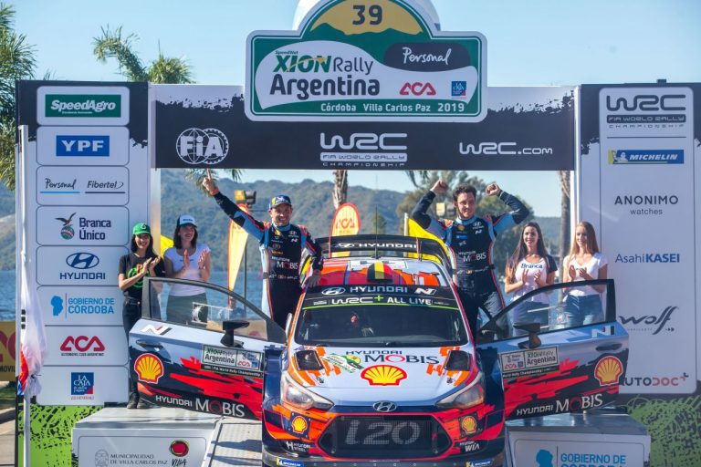 WRC: Doppietta Hyundai in Argentina