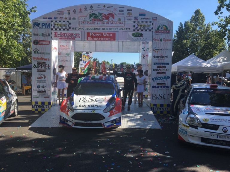 38° Rally Città di Modena:  vertigini da podio per Rossi e GB Motor Racing