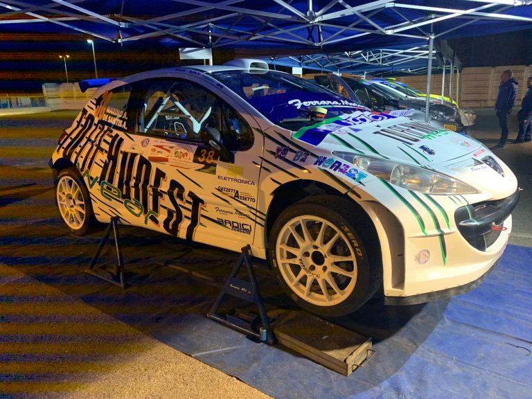 Alessio De Santis e Antonino Marino su Peugeot 207 Super 2000 nella finale a Modena