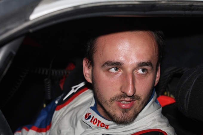 Robert Kubica al via del 5° Rally di Sperlonga