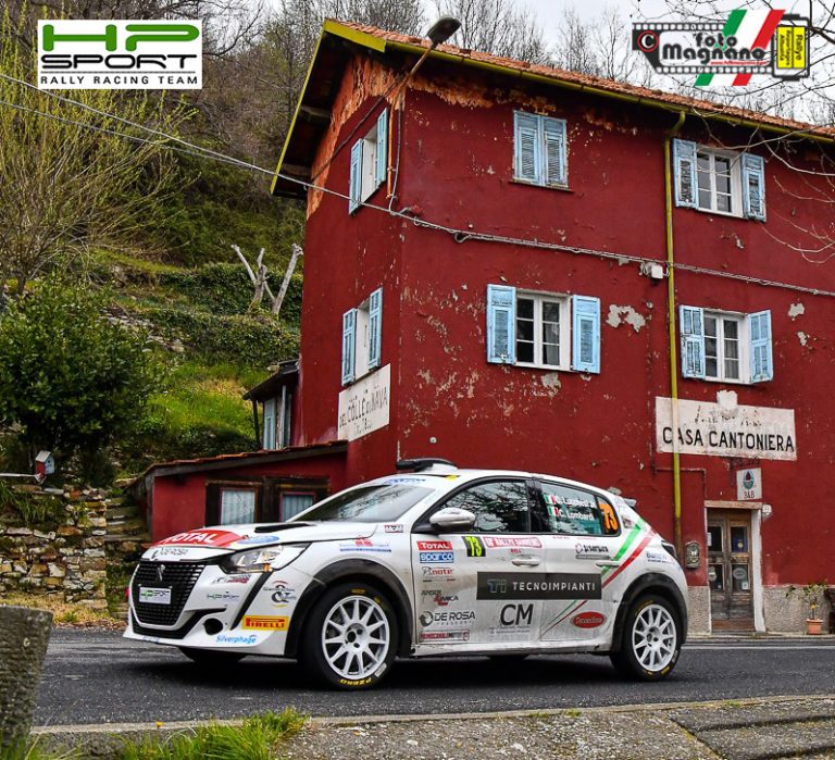 Bene Lucchesi con HP Sport al Rallye Sanremo
