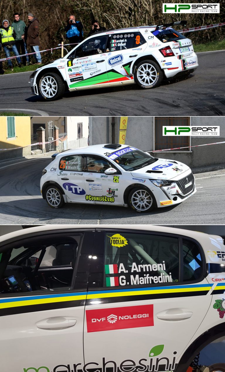 HP Sport al Rallye Sanremo con due Lucchesi e Tiramani