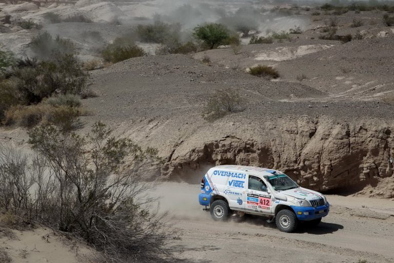 4ª tappa della Dakar stregata per la Cinotto family
