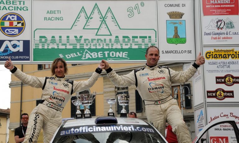 Lucchesi trionfa tra i piloti del Trofeo Rally AC Lucca