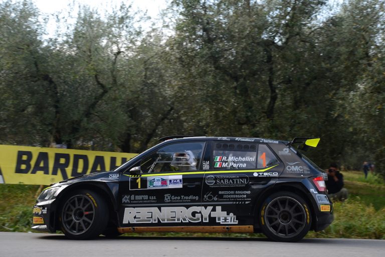 Rally città di Pistoia, Michelini cala il tris